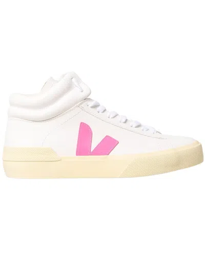 Veja Minotaur Leather Trainers In White