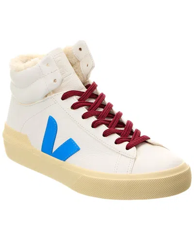 Veja Minotaur Winter Leather Sneaker In White