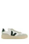 Veja V-90 Mixed Leather Low-top Sneakers