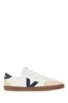 Veja Multicolor Suede And Fabric Volley Sneakers In White