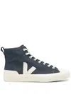 Veja Nova High-top Sneakers In Blue