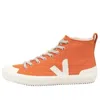 Veja Nova High-top Sneakers 'orange White' In Red