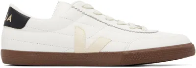 Veja Off-white Panenka Leather Sneakers In Multi