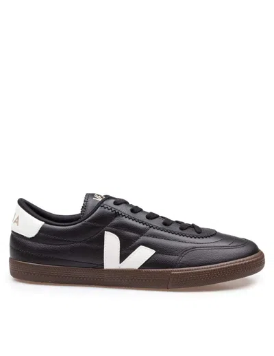 Veja Panenka Sneakers In Smooth Leather In Black
