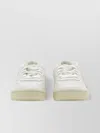 Veja Organic Traced Leather Sneakers With 4cm Outsole