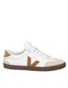 Veja O.t. Leather Sneakers (organic Traced Leather) In White