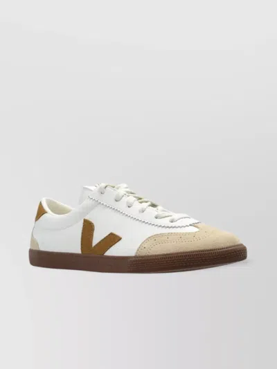 VEJA PANELLED SNEAKERS WITH PERFORATED TOE AND RUBBER SOLE