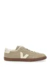Veja Low-top Suede Sneakers Rubber Sole In Green