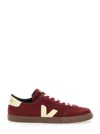 Veja Panenka Bordeaux Low Top Sneakers With Logo Patch On The Side And Contrasting Heel With Logo Letteri In Multi