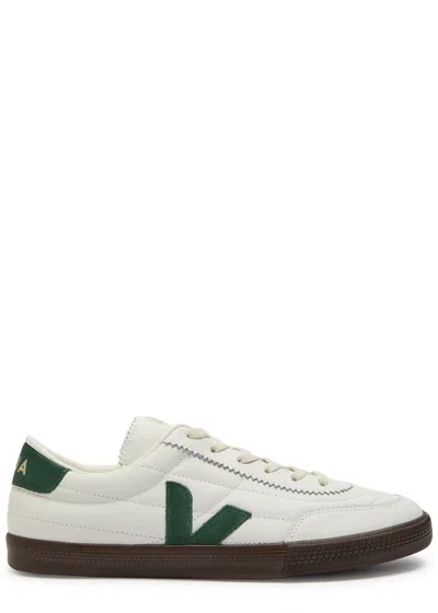 Veja Multicolour Leather Suede Sneaker In White