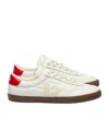 Veja Multicolour Organic Traced Leather In White