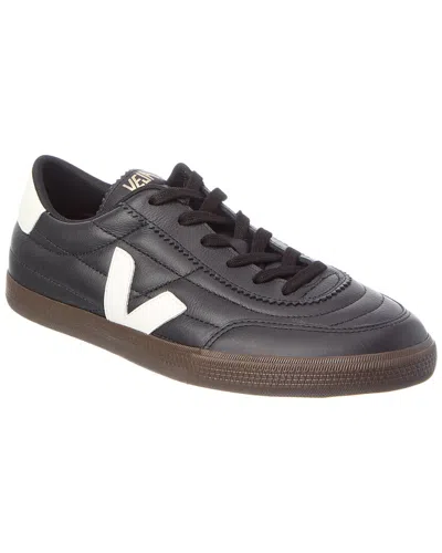Veja Panenka Leather Sneaker In Black