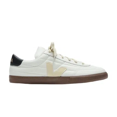 Pre-owned Veja Panenka Leather 'white Black Bark' | Men's Size 37