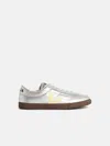 Veja 'panenka' Silver O.t. Leather Sneakers In Silver
