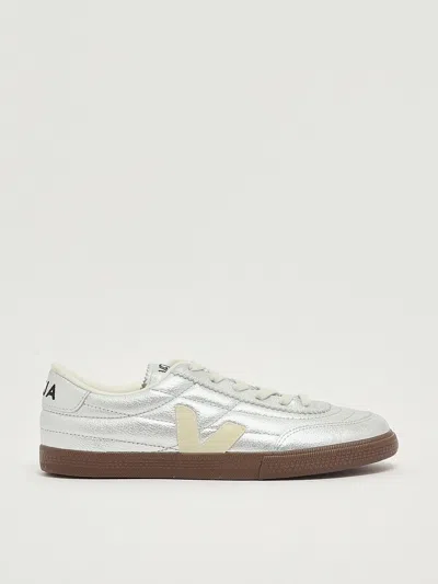 Veja Panenka Silver White Pierre Bark Sneaker