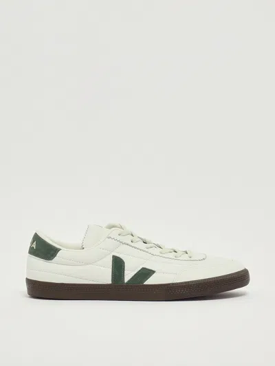 Veja Panenka O.t. Sneakers In White Leather In Animal Print