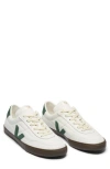 Veja Multicolour Leather Suede Sneaker In White