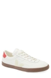 Veja Multicolour Organic Traced Leather In White