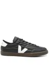 Veja Panenka Black Sneaker With Logo On The Side And Contrasting Heel In Leather Unisex In Black