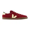 Veja Panenka Bordeaux Low Top Sneakers With Logo Patch On The Side And Contrasting Heel With Logo Letteri In Burgundy