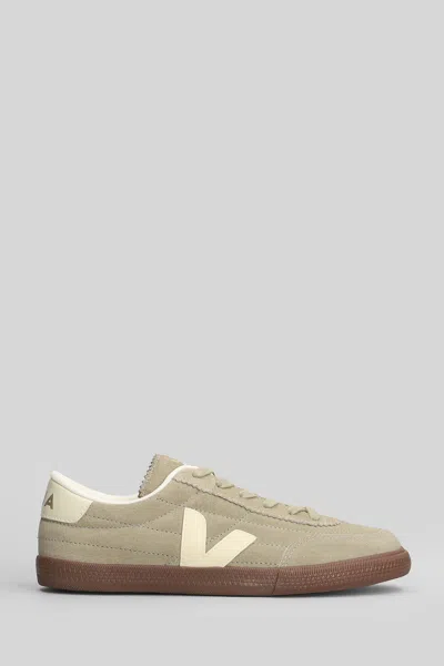 Veja Paneka Suede Sneakers Taupe Pierre Bark In Nude