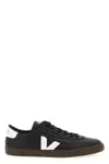 Veja Panenka Black Sneaker With Logo On The Side And Contrasting Heel In Leather Unisex In Multi