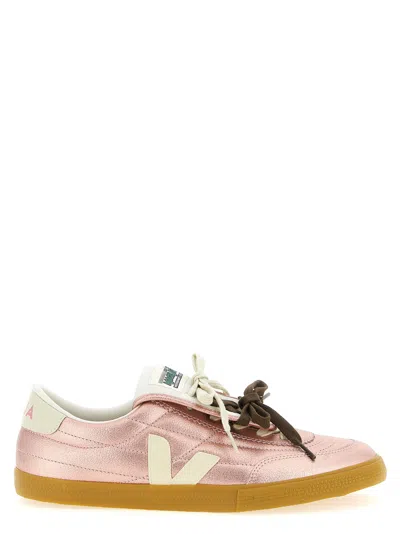 Veja Panenka Magliano Low Top Rubber Sole Sneakers In Pink