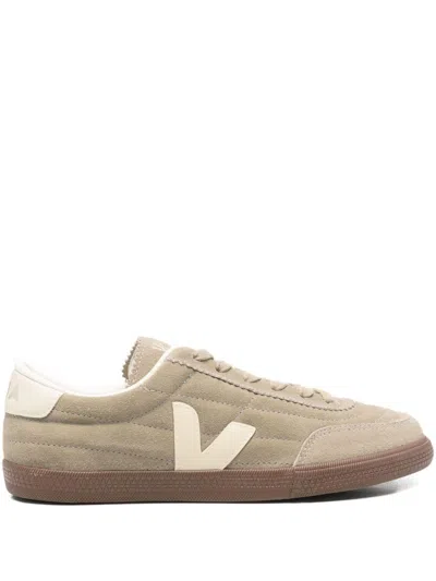 Veja Paneka Suede Sneakers Taupe Pierre Bark In Nude