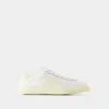 Veja Esplar White Low Top Sneakers With Logo Detail On The Side And Logo Lettering On The Heel In Leather In White