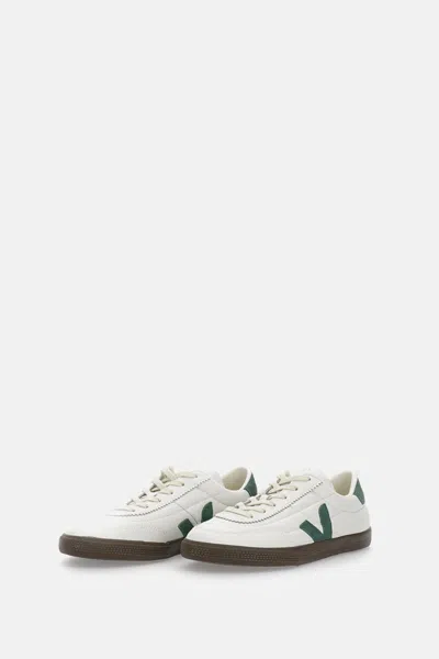 Veja Multicolour Leather Suede Sneaker In White