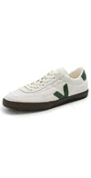 Veja Multicolour Leather Suede Sneaker In White