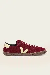 Veja Panenka Suede Leather Sneaker In Grenat Sun Bark In Brown