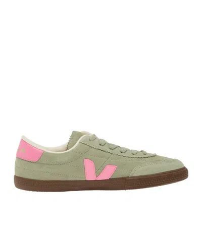 Veja Panenka Suede Sneakers In Green