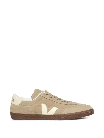 Veja Sneakers Panenka Suede Taupe Pierre Bark In Multi
