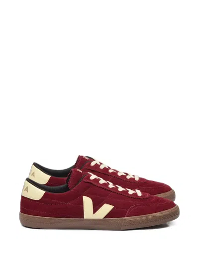 Veja Panenka Suede Sneakers In Red
