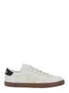 Veja Low-top Round Toe Sneakers With Contrast Sole In White