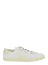 Veja Esplar White Low Top Sneakers With Logo Detail On The Side And Logo Lettering On The Heel In Leather In White