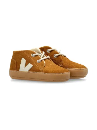 Veja Babies' Pierre Sneakers In Brown