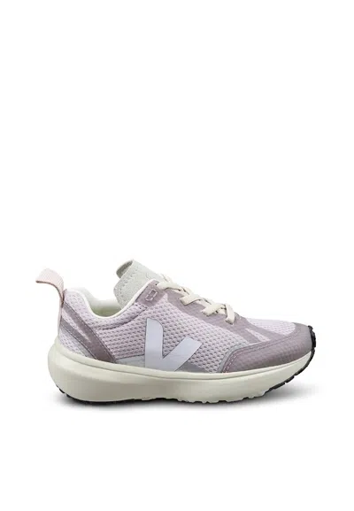 Veja Kids' Purple Sneakers For Girl With Logo