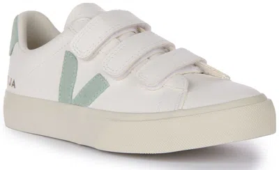 Pre-owned Veja Recife Chromefree Matcha Triple Strap Trainer White Green Womens Us 5 - 10