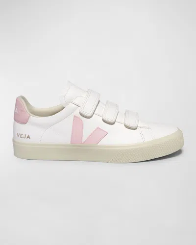 VEJA RECIFE LEATHER LOW-TOP SNEAKERS