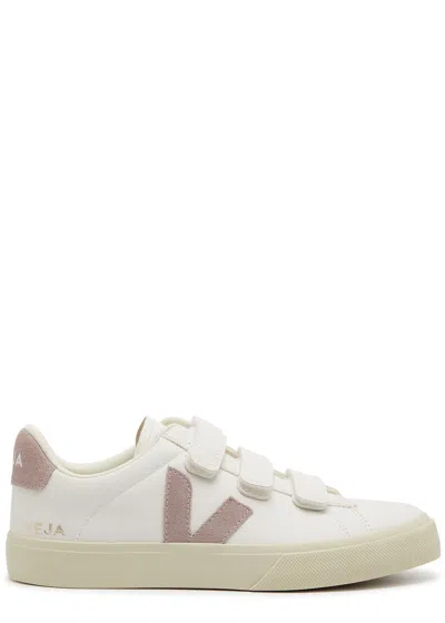 Veja Recife Leather Trainers In White