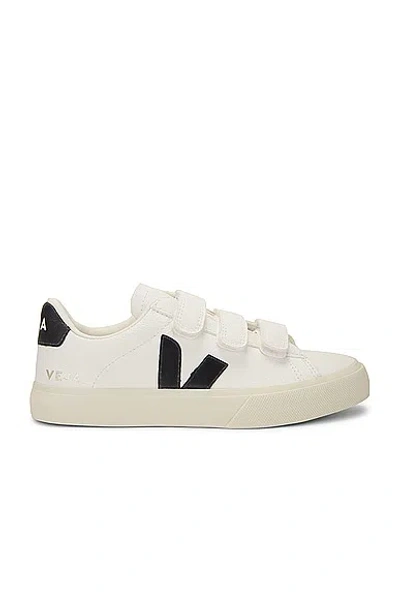 Veja White Recife Sneakers In Extra White & Black