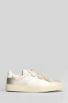 Veja Recife Logo Sneakers In Platinum Leather In Silver
