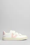 Veja Recife Chromefree Leather Sneaker In White Petale In White