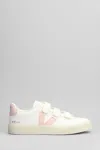 Veja Recife Chromefree Leather Sneaker In White Petale In White