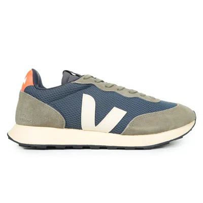Veja Rio Branco Alveo Mesh Trainers Nautico Pierre Orange In Blue