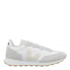 Veja Rio Branco Suede-paneled Mesh Trainers In White