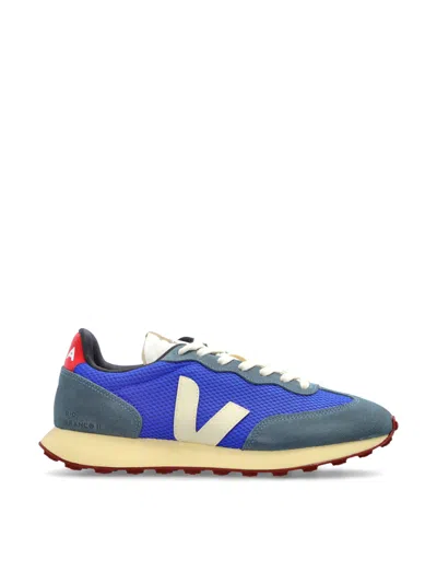 Veja Rio Branco Ii Alveomesh Textile-suede Sneakers In Blue