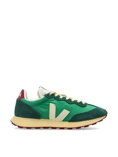 Veja Rio Branco Ii Lite Textile-suede Sneakers In Green